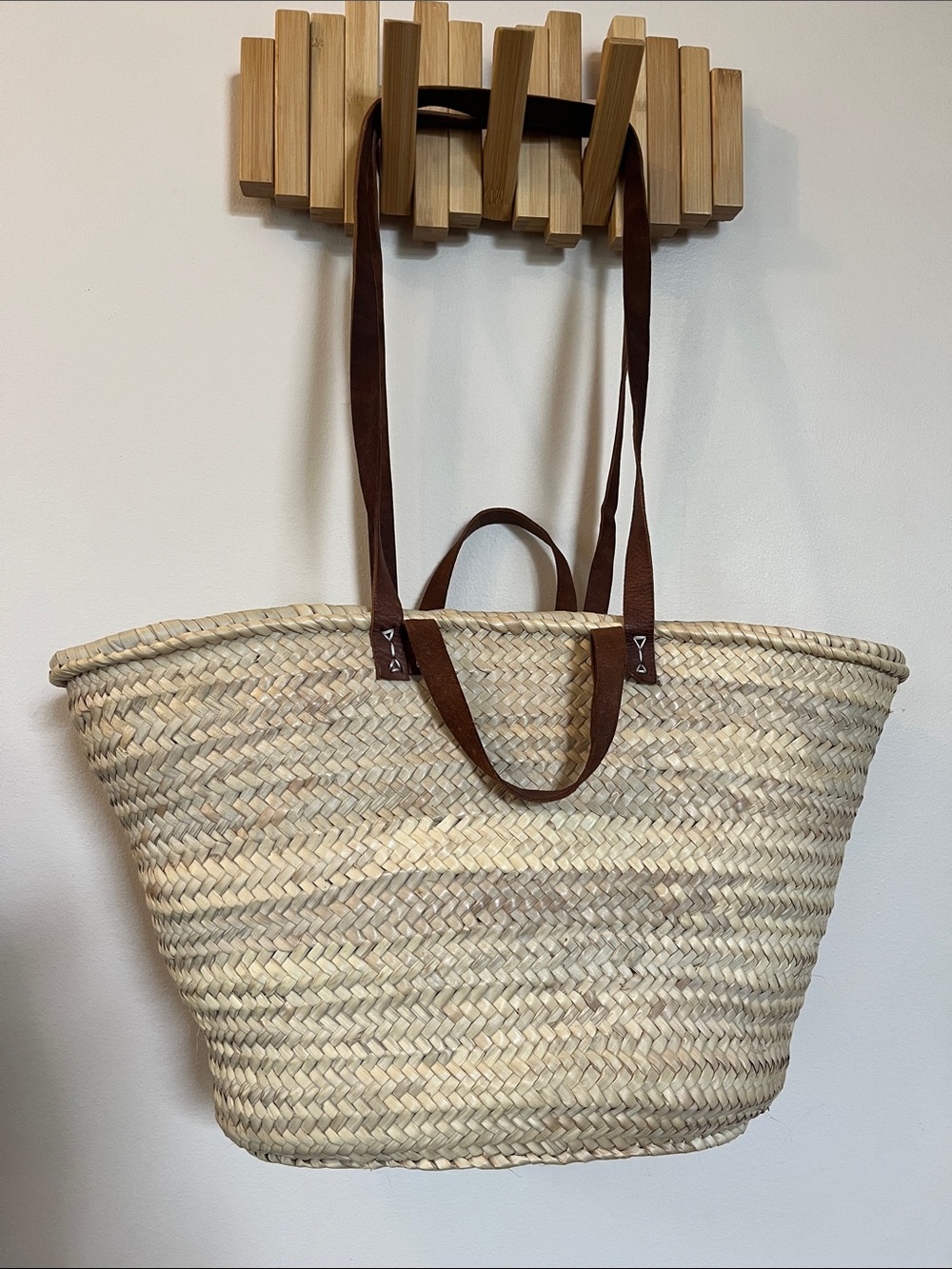Large “French” Market Straw Basket